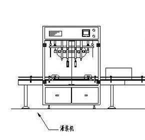 雙頭全自動(dòng)粉劑灌裝機(jī)內(nèi)部結(jié)構(gòu)圖示
